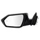 TRQ Driver Side Power Mirror without Heat Smooth Black