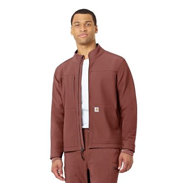 Carhartt Rugged Flex Men's Bonded Fleece Jacket, Sable, S