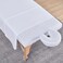 MRJ Soft 3 Piece Set Microfiber Massage Sheet Set,for Massage Tables,Includes Massage Flat Sheet,Massage Fitted Sheet and Face Rest Cover,White