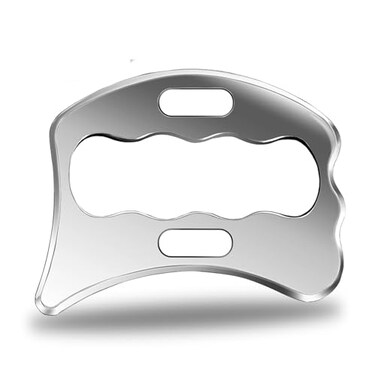 BYYDDIY Stainless Steel Gua Sha Derma Edge Massage Tools-Scraping Massage Tools,Muscle Scraper Tool (D2