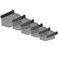 Fixirons 6 Pack Overhead Storage Bin Rack Heavy Duty Rack Ceiling Garage Storage