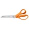 Fiskars 8" Orange-Handled Pinking Shears for Fabric CuttingSewing