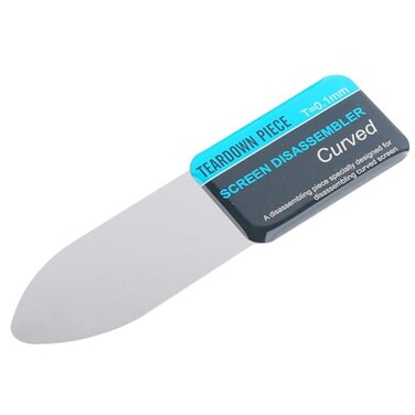 Louishy 0.1mm Thin Flexible Metal Spudger Curved Phone Screen Removal Opening Tools