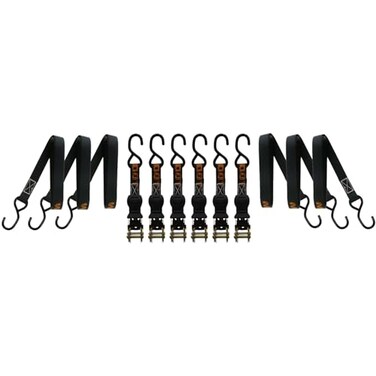 MUDDY 1" X 14' Tie Down Ratchet Straps, 6 Pack
