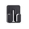 Practicon Digital X-Ray Sensor Basket with Adhesive Mount, 2 Pack, Black