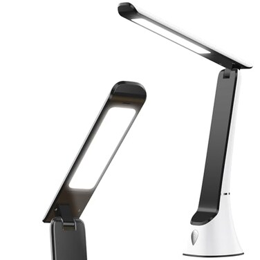 COTLIKE Light Therapy Lamp, 10000 LUX UV-Free LED Sunlight Light, Full Spectrum Mood Light Happy lamp, Touch Control Desk Lamp with Night Light Function Work Office Home -White