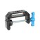 CAMVATE Aluminum C Clamp with 1/4"3/8" Mounting Points(Blue T-handle