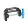 CAMVATE Aluminum C Clamp with 1/4"3/8" Mounting Points(Blue T-handle