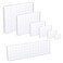 UCEC 7 Pcs Acrylic Stamp Blocks, Clear Tools with Grid Lines for Crafts