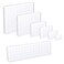 UCEC 7 Pcs Acrylic Stamp Blocks, Clear Tools with Grid Lines for Crafts