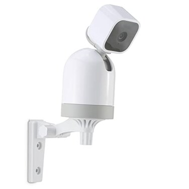 LEFXMOPHY Wall Mount Compatible for Blink Mini Pan-Tilt Mount for Ceiling Mounting Kit 180 Degree Adjustable (1PACK White