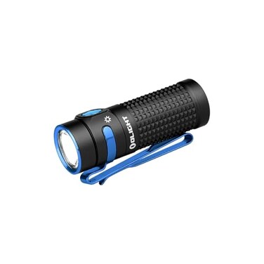 OLIGHT Baton4 Rechargeable EDC Flashlight, Bright Small Light Black