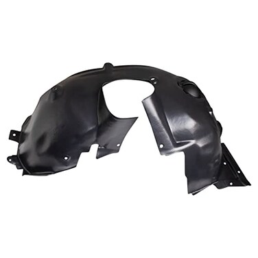 TRQ Front Left Inner Fender Liner Black Drivers Side