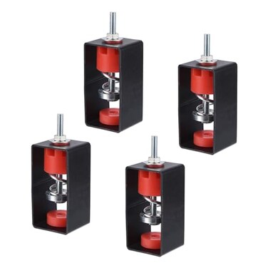 PATIKIL 110lb Capacity Spring Vibration Isolator, 4Pack Shockproof Ceiling Damping Mount Hanger with Removable Frame Design for HVAC Air Conditioner Air Handling Units