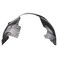 TRQ Front Right Inner Fender Liner Black Passenger Side