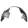 TRQ Front Right Inner Fender Liner Black Passenger Side