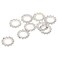 uxcell 100Pcs External Tooth Washers, M6 External Serrated Washer