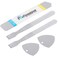 Louishy Flat Metal Spudger Pry Tools Thin Opening Picks for Phone Tablet Repair Kit