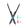 Leadigol Proportional Scale Divider Drawing Tool, 10 Inches Artist Drawing Tool Multifunction Adjustable Drafting Tool Scale Divider for Art Drawing(Black