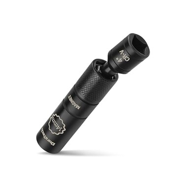 DURATECH 14mm Swivel Magnetic Spark Plug Socket with Enhanced Magnetic Head