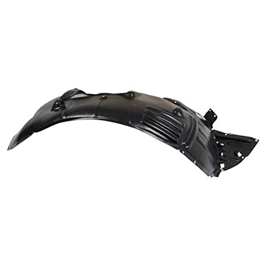 TRQ Front Right Inner Fender Liner Black Passenger Side