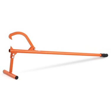 VEVOR 48" Timberjack Log Lifter, Adjustable Heavy Duty Log Roller Cant Hook, Log Jack with Rubber Grip, Log Cant Hook Logging Tools for Rolling and Raising Up Logs up to 15" Dia
