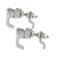 WJSKDQ 2PCS Lift and Turn Latches and Compression Latch, Adjustable Grip Handle Rotation 360 Silver