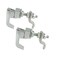 WJSKDQ 2PCS Lift and Turn Latches and Compression Latch, Adjustable Grip Handle Rotation 360 Silver