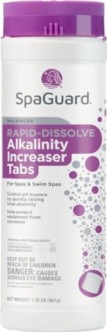 SpaGuard Rapid-Dissolve Alkalinity Increaser Tabs for Spas, 1.25 lb