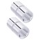 FOCMKEAS 2 Pcs 8mm Shallow Socket, 1/4" Drive, 6-Point