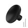 Goldenwarm 30 Pack Black Cabinet Knobs Kitchen Hardware Round Drawer Knob