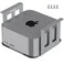 IFCASE Aluminum Under Desk Mount for Mac Studio M4 M3 M2 M1 Max, Ultra with Anti-Scratch Pad (Silver