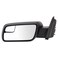 TRQ Driver Side Power Mirror Textured Black with Blind Spot Mirror