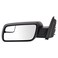 TRQ Driver Side Power Mirror Textured Black with Blind Spot Mirror