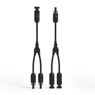 Renogy Solar Connectors Parallel Y Branch Cable MMFFFM for Solar Panel