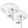 Maxxima Plastic Lamp Holder, E26 Socket, Featuring Pull Chain, 2 Pack