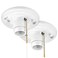 Maxxima Plastic Lamp Holder, E26 Socket, Featuring Pull Chain, 2 Pack