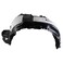 TRQ Front Left Inner Fender Liner Black Drivers Side
