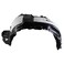TRQ Front Left Inner Fender Liner Black Drivers Side
