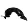 TRQ Front Left Inner Fender Liner Black Drivers Side
