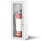 Zonon 1 Pcs 10lb Fire Extinguisher Cabinet WallSurface Mount, White