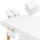 Mixweer 9 Pcs 3 Set Microfiber Massage Table Sheets Set Bulk Includes Flat Sheet, Fitted Sheet with Pocket, Face Rest Cover(White