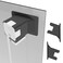 Teccle 2 Pack Angled Window Mount for Wyze Cam v4 / V3, Self-Adhesive Window Mount