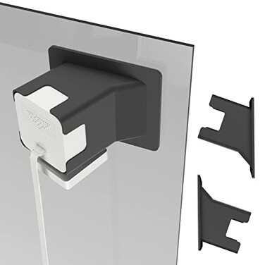 Teccle 2 Pack Angled Window Mount for Wyze Cam v4 / V3, Self-Adhesive Window Mount