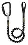 PETZL TOOLEASH Extendable Drop-Prevention Tether for Tools up to 5 kg - Black/Orange