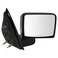 TRQ Passenger Side Manual Mirror Textured Black