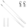 Bokon 2 Pcs Blind Wand Replacement with Hook Handle Window,Fiberglass,30 Inch