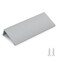 Goldenwarm 10 Pack 3in Brushed Nickel Finger Edge Pulls for Cabinets