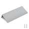 Goldenwarm 10 Pack 3in Brushed Nickel Finger Edge Pulls for Cabinets
