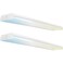 Sunco Lighting Sunco 2 Pack 4FT LED Prisma Wraparound Shop Light, 3CCT, Non-Dimmable